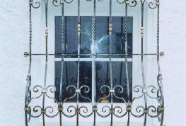 Einbruchschutz Eisen Fenstergitter Schmiedeeisen