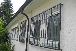 Einbruchschutz Schmiedeeisen Fenstergitter Stahl