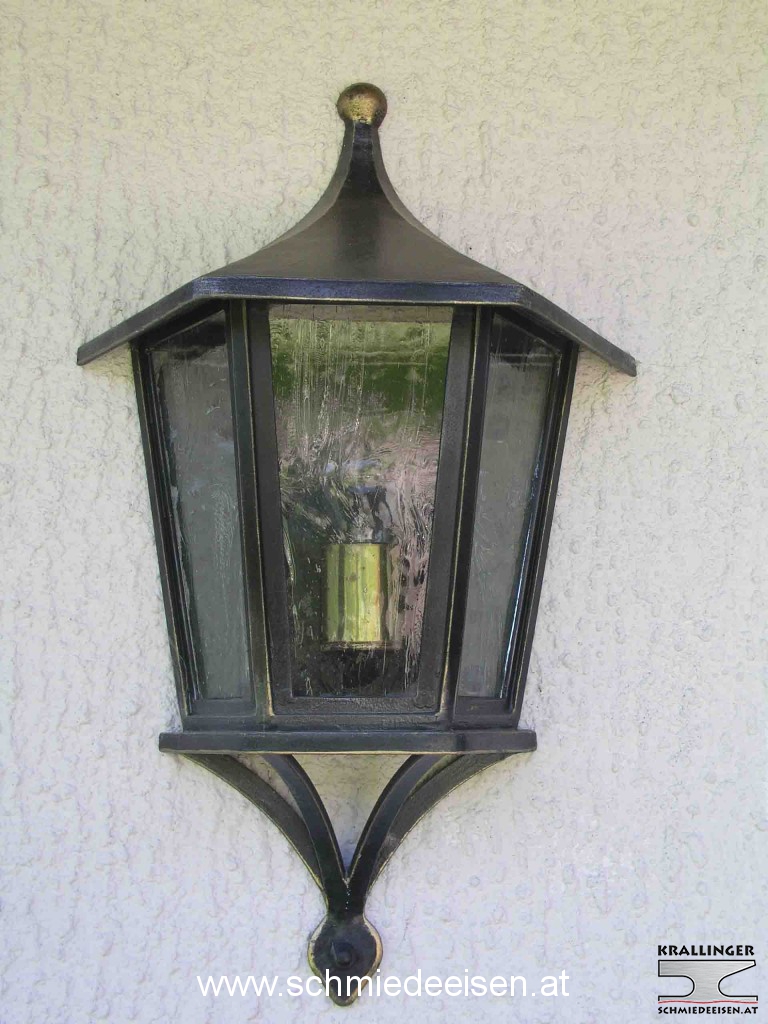 Eisen Lampe Außenlicht Schmiedeeisen