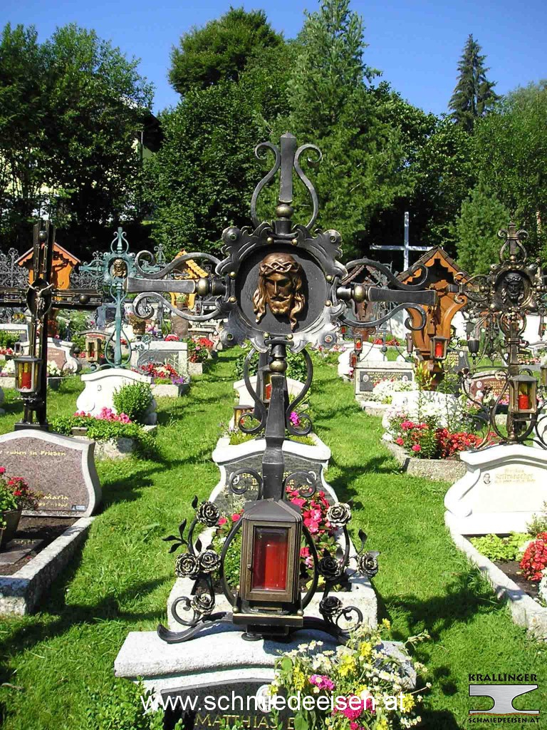 Stahl Schmiedeeisen Grab Kreuz Grabkreuz