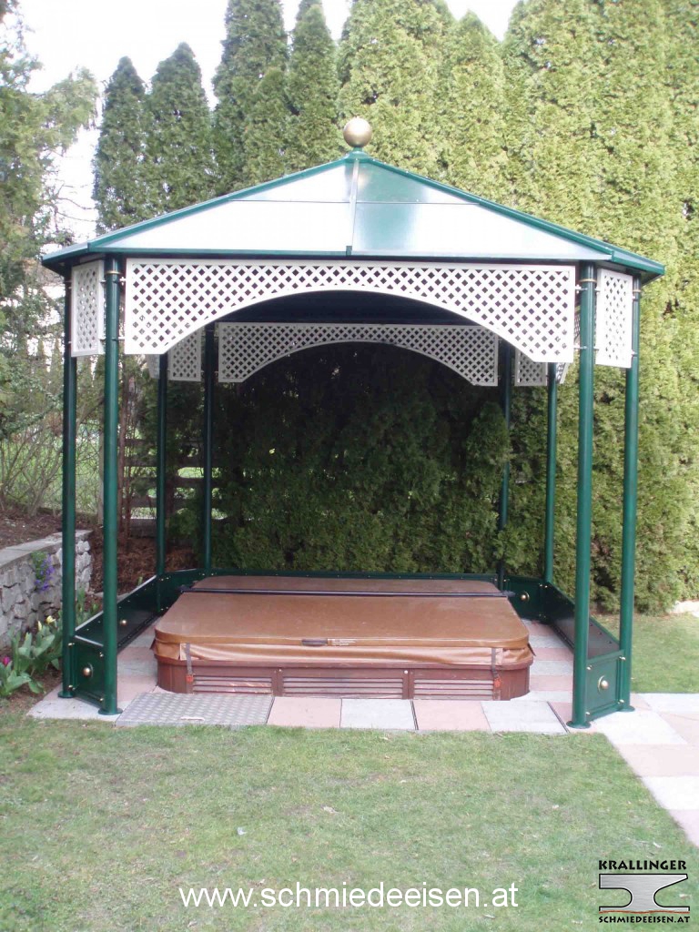 Überdachung Garten Schmiedeeisen Pavillon
