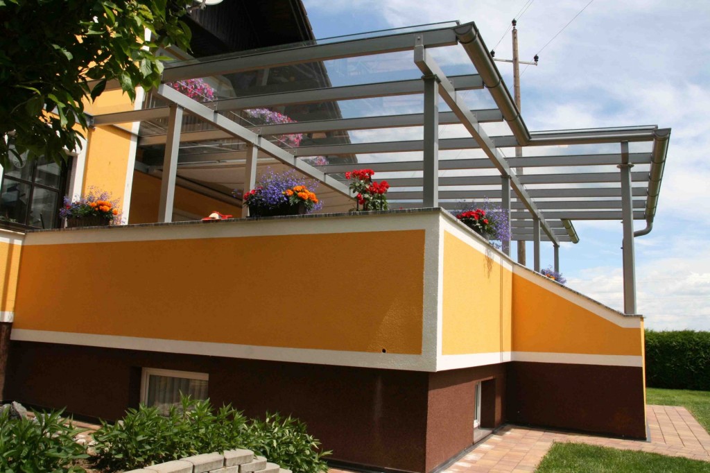 Pergola Metall Glas