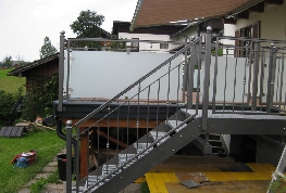 Treppengeländer Unterkonstruktion