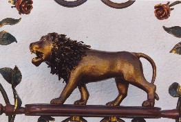 Zunftzeichen Metall Löwe