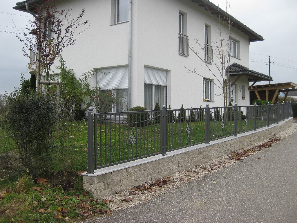 Zaun Metall Raute
