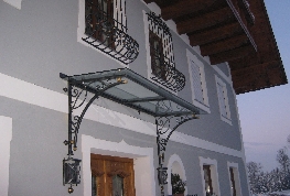 Überdachung Stahl