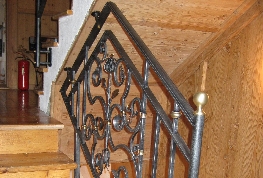 Treppengeländer Stahl Mitteldekor geschmiedet