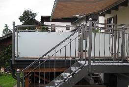 Treppengelände Stahl