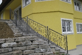 Treppenaufgang Schmiedeeisen