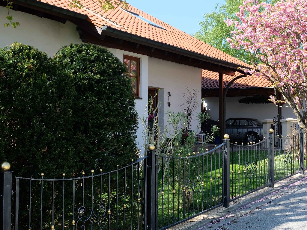 Zaun, Eisen, Stahl, Gartenzaun, Einfriedung