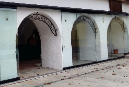 Halbbögen Fenster Fensterrahmen
